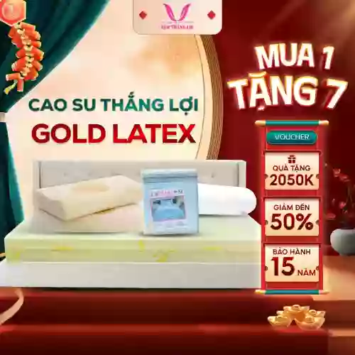 Nệm cao su Gold Latex Thắng Lợi