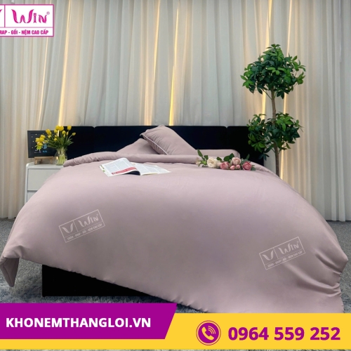 Bộ Drap - Lụa Tencel 4 món ( màu trơn )